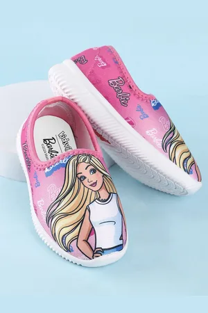 Kidsville Girls Barbie Printed Casual Shoes