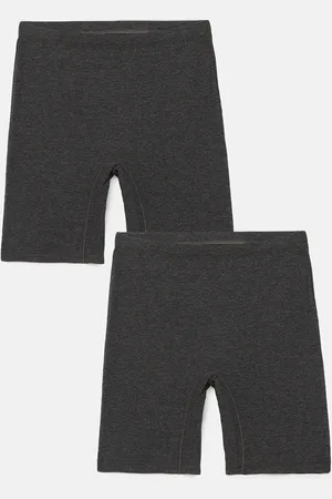 mackly Girls Pack of 2 Solid Shorts