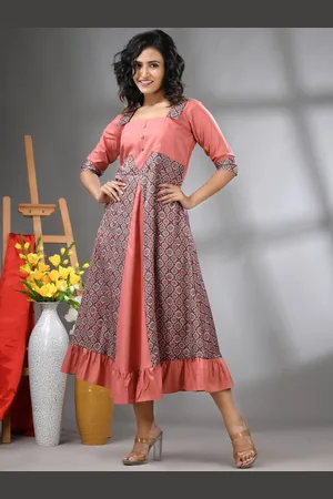 Charukriti Printed Maxi Ethnic Dresses