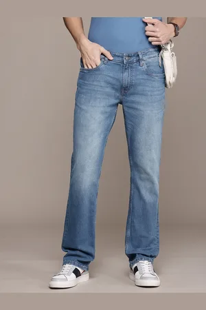 Nautica Men Straight Fit Heavy Fade Stretchable Jeans