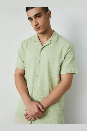 Lifestyle Men Opaque Printed Pure Cotton Casual Shirt