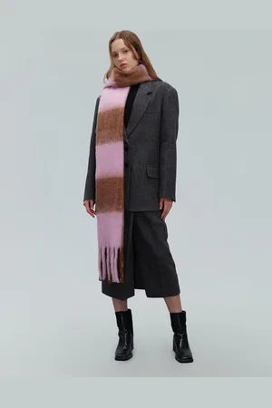 JC Collection Women Striped Tasselled Scarves