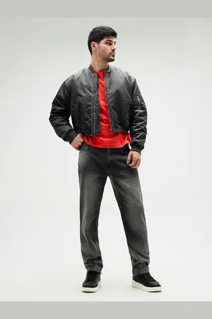 FREAKINS Men Cotton Relaxed Fit High-Rise Heavy Fade Jeans
