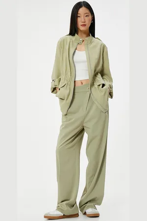Koton Women Stand Collar Tailored Jacket