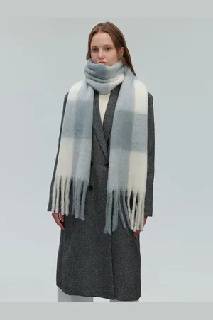 JC Collection Women Checked Tasselled Scarves
