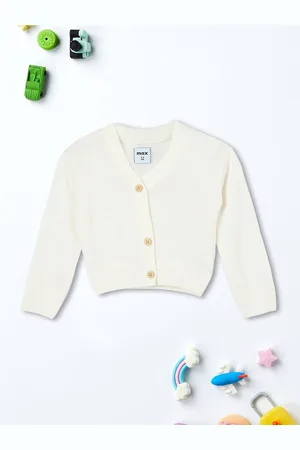 Max Collection Girls Solid Cardigan Sweater