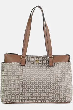 Tommy Hilfiger Structured Shoulder Bag with Applique