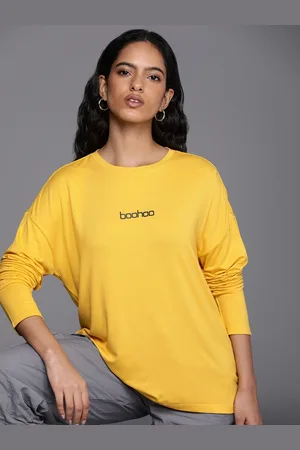 Boohoo Women Brand Logo Printed T-shirt