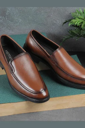 Metro Men Leather Formal Slip-Ons