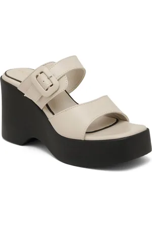 VALIOSAA Wedge Peep Toes with Buckles