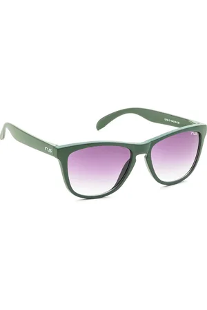 Idee Men Oval Sunglasses with UV Protected Lens IRS1219C4SG