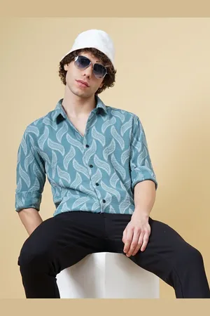 PAUL STREET Men Classic Skinny Fit Opaque Casual Shirt