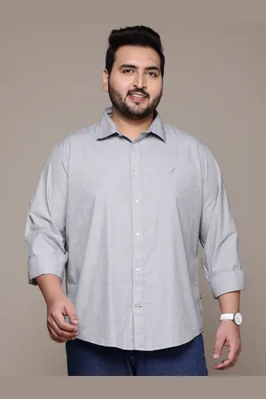 Nautica Men Plus Size Slim Fit Casual Shirt