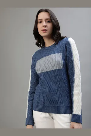 ICONIC Women Colourblocked Pullover