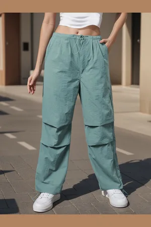 Bewakoof Women Baggy Oversized Parachute Pants