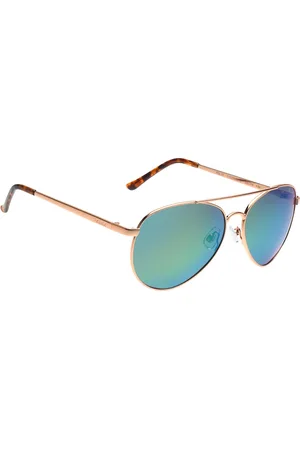 Polaroid Women Aviator Sunglasses Polarised and UV Lens- POL 01 W GLD COPPER/ROSE FLSH