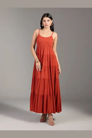 20Dresses Women Shoulder Straps Maxi A-Line Dress