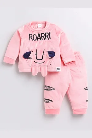Moms Love Infant Boys Embroidered Sweatshirt With Joggers