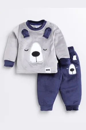 Moms Love Infant Boys Applique Detail Sweatshirt With Joggers