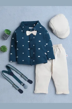 BUMZEE Boys Printed Shirt with Trousers