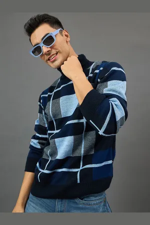 Club York Men Checked Pullover