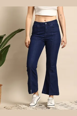 Mast & Harbour Women Bootcut Stretchable Jeans