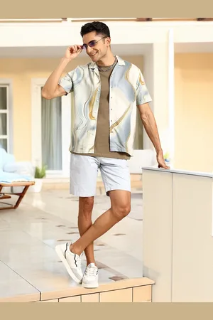 Mast & Harbour Short Sleeves Printed Casual Shirt