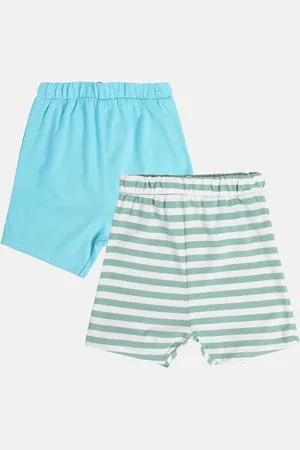MINI KLUB Set Of 2 Boys Striped Technology Shorts