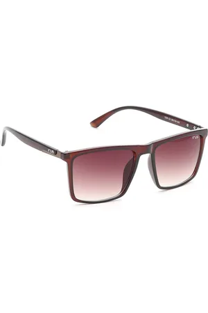 Idee Men Rectangle Sunglasses with UV Protected Lens IRS1220C2SG