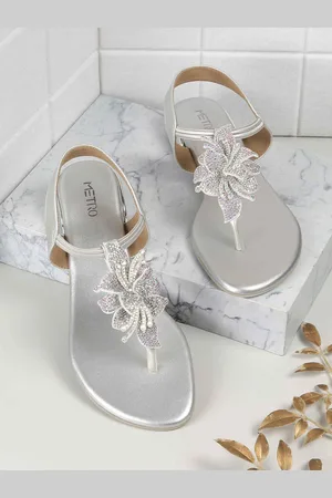 Metro Women Party T-Strap Flats