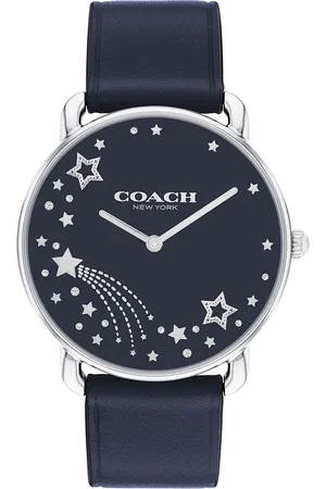 Coach Women Elliot Dial & Leather Straps Analogue Watch 14504376