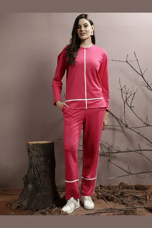 ATHENA Striped Pure Cotton Top With Trousers