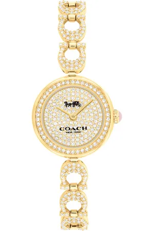 Coach Women Gracie Embellished Analogue Watch 14504219
