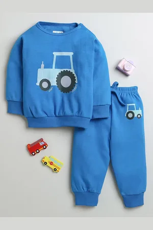BUMZEE Boys Printed T-shirt with Pyjamas