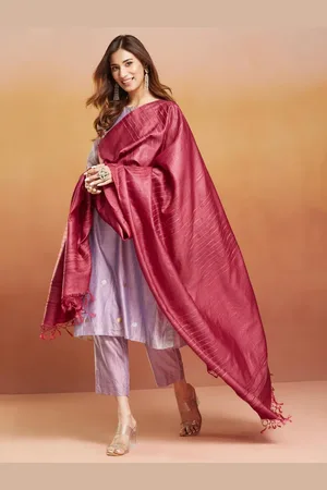 Fabindia Striped Tasselled Dupatta