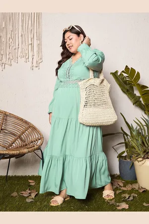 Berrylush Women Bishop Sleeve Maxi Dress