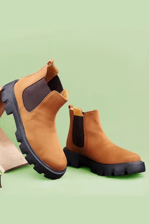 BXXY Men Suede Slip-on Chelsea Boots