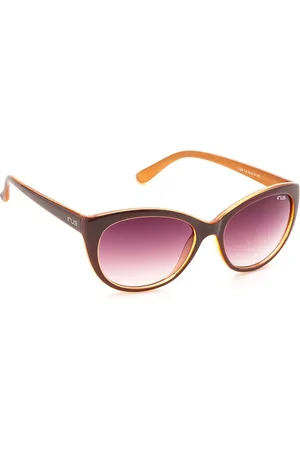 Idee Women Cateye Sunglasses with UV Protected Lens IRS1209C4SG