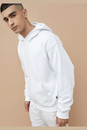 Kappa Men Solid Hood Cotton Pullover Sweatshirt