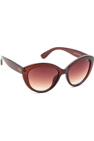 Idee Women Cateye Sunglasses with UV Protected Lens IRS1205C3SG