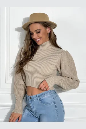 Stylecast Women Vertical Striped High Neck Top