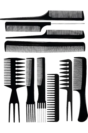 MATRA Set Of 10 Professional Hair Comb