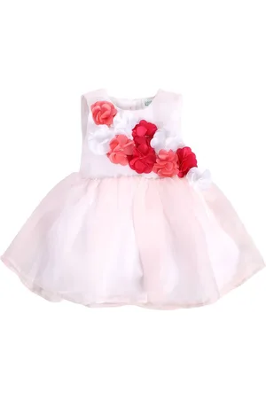 MINI KLUB Girls Floral Fit & Flare Dress