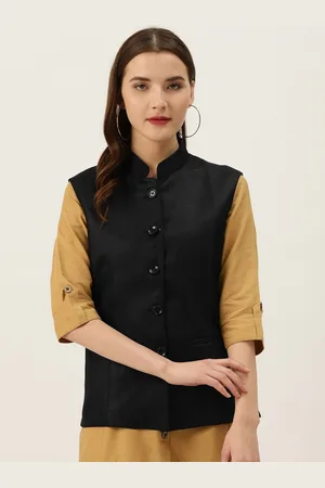 Kalini Woven Nehru Jacket