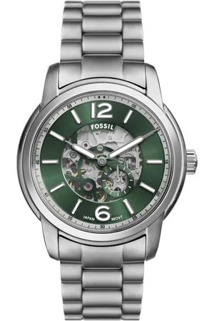 Fossil Men Heritage Skeleton Leather Bracelet Style Analogue Automatic Watch ME3262