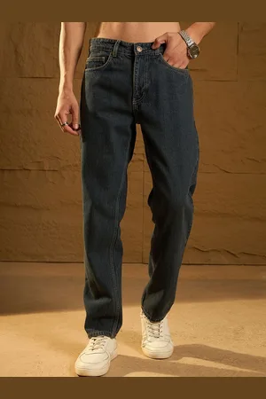 DENNISON Men Korean Baggy Fit Light Fade Jeans