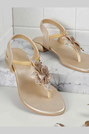 Metro Women Embellished Block Heels Sandals