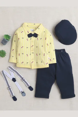 BUMZEE Boys Printed Shirt with Trousers