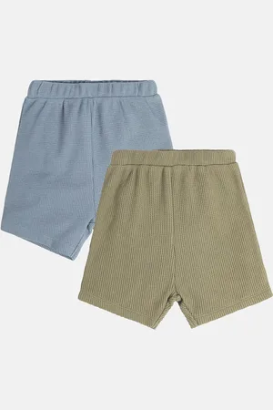 MINI KLUB Boys Pack Of 2 Cotton Mid-Rise Shorts