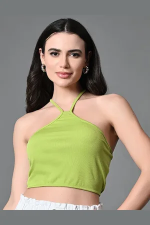 Roadster The Lifestyle Co Ribbed Halter Neck Sleeveless Top